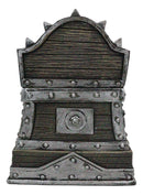 Nautical Caribbean Pirate Davy Jones Spiked Treasure Chest Small Decorative Box