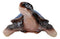 Nautical Ocean Blue Hues Giant Sea Turtle Swimming Figurine 9.5"Long Tortoise