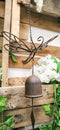 Cast Iron Beautiful Cottage Garden Dragonfly Bell Wind Chime Hanging Mobile