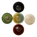 Pack Of 5 Made In Japan Colorful Gradient Art Kiln Natural Glazed Ceramic Bowls