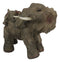 Small Wildlife Elephant Father Piggybacking Playful Calf Figurine 5.25"L