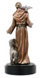 Ebros Holy Catholic Saint Francis Of Assisi Figurine 7.5"H Devoted Monk Patron Of Animals & Environment