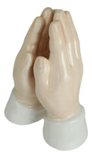 Inspirational Religious Themed Praying Hands Ceramic Salt Pepper Shakers Set