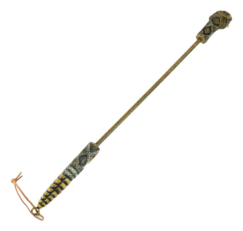 Wild Snake Rattlesnake Fangs Long Reach Hand Back Itch Scratcher Figurine 23"L
