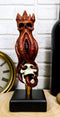 Ebros Red Octopus Demon King Crushing Skull Novelty Beer Tap Handle Figurine With Base
