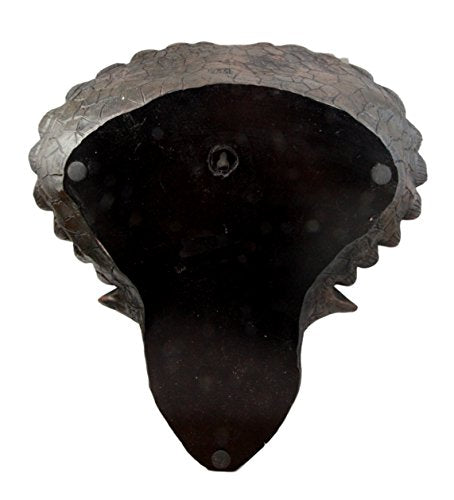 Ebros Jurassic Triceratops Wall Head Large 15.25" H Hanging Wall Decor Plaque