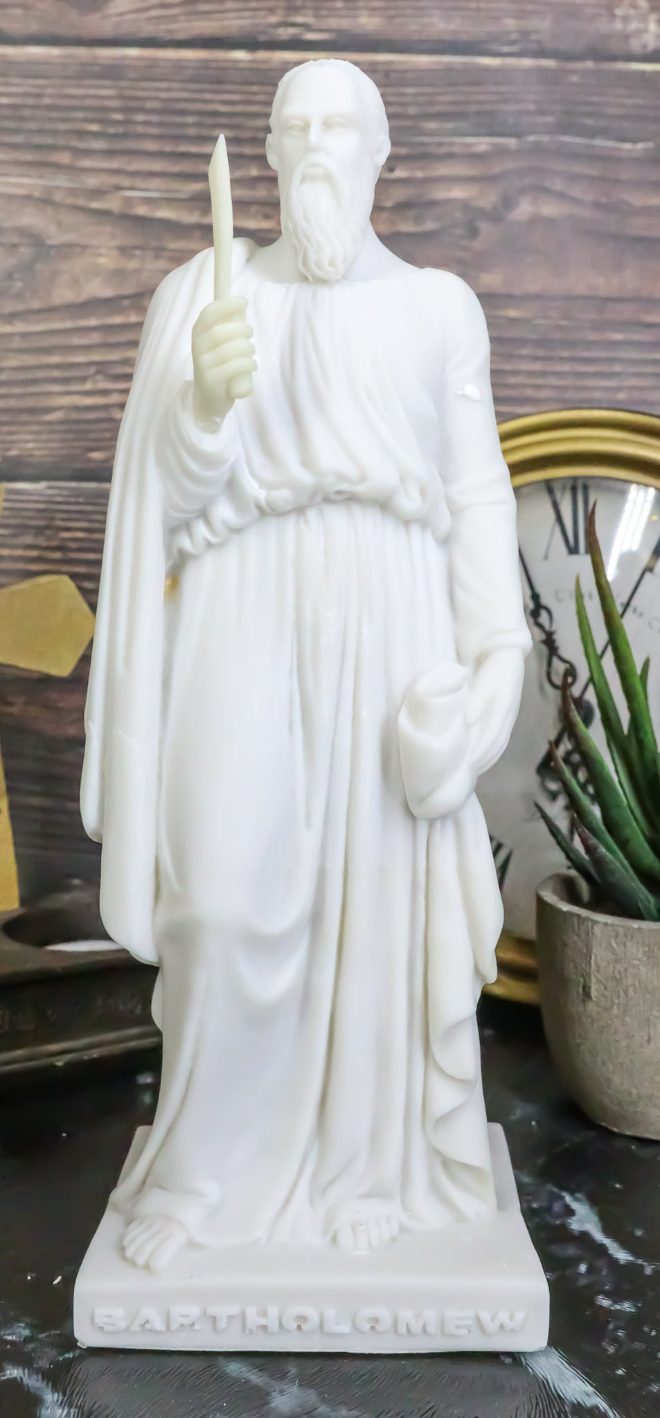 Bertel Thorvaldsen Copenhagen Museum Christ Hall Apostle Bartholomew Statue 8"H - Ebros Gift