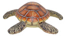 Ebros Coastal Swimming Brown Sea Turtle Wall Decor Hanging Plaque 11.25" Long