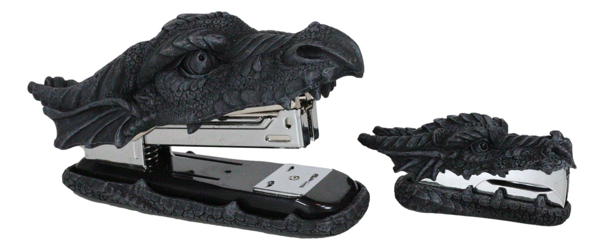 Medieval Smaug Fire Dragon Head Stapler And Staple Remover Office Desk Decors