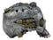 Ebros Steampunk Horned Demon Cyborg Skull Jewelry Box Statue Robotic Bone Devil