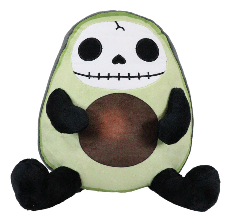 Hearty Split Hass Avocado Fruit Furrybones Skeleton Plush Toy Doll Furry Bone