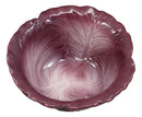 Ebros 12.75"Wide Home Decor Accent Red Cabbage Leaf Fruit Or Salad Serving Bowl - Ebros Gift