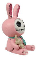 Furrybones Pink Bunnie Bun Rabbit Skeleton Figurine Small Furry Bones Skull