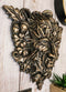 Faux Bronze Autumn Acorn And Clover Greenman Wall Decor Plaque Maxine Miller