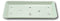 Japanese Raw Sushi Preparation Storage Green Neta Zara Melamine Plates Set of 2