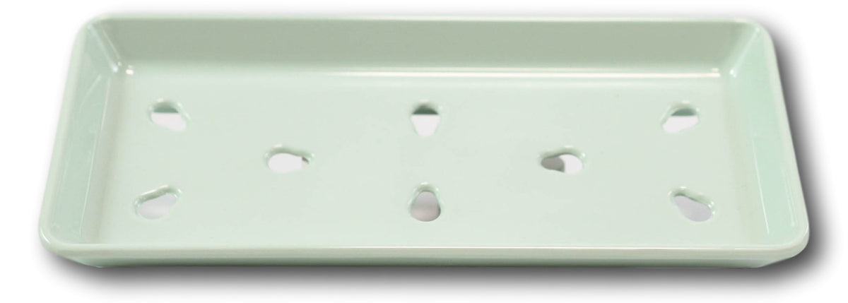Japanese Raw Sushi Preparation Storage Green Neta Zara Melamine Plates Set of 6 - Ebros Gift