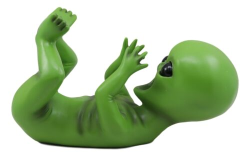 Ebros Extra Terrestrial Alien UFO Outer Space Colony Wine Bottle Holder Figurine Decor - Ebros Gift