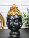 Phra Phrom Four Faced Buddha with Ushnisha Head Backflow Incense Cone Burner