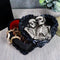 Ebros to Have & to Hold Skeleton Lovers on Black Rose Wreath Trinket Box