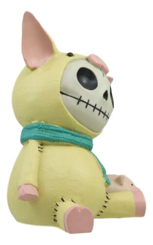 Furrybones Piggy Voodoo Skeleton Small Money Bank Statue 5.5"Tall Furry Bones