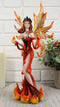 Pele the Fire Goddess Fairy Statue Queen Of Flame Pyre Faerie Fantasy Sculpture