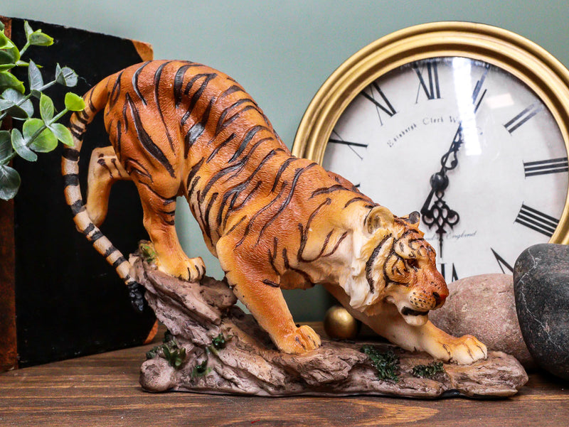 Ebros Orange Bengal Tiger Figurine 6"H Indian Sumatran Stealth Hunter Giant Cat