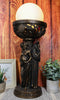 Triple Goddess Maiden Mother Crone Triune Oracle Sculptural Globe Table Lamp