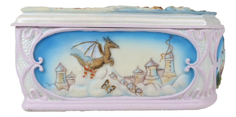 Ebros Jody Bergsma Fantasy Whimsical Sky Castle Decorative Trinket Jewelry Box