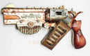Ebros Zombie Survival Steampunk Case w/ Cartridge in Wooden Gun Case