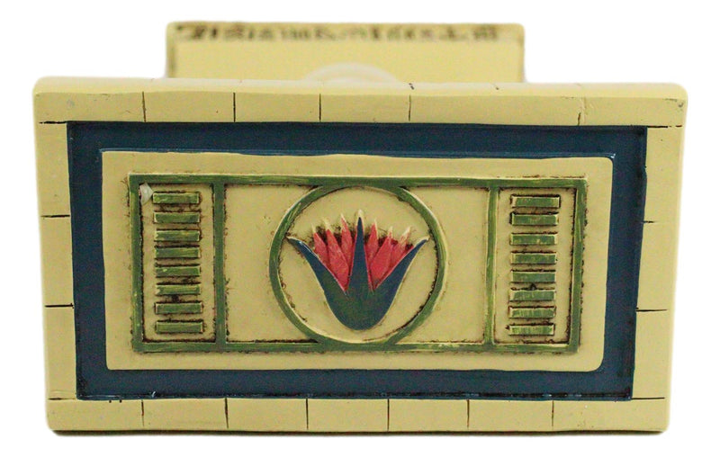 Ebros Gift Egyptian Memphis Palace Pillar Hieroglyphs Column Sandtimer Desktop Figurine