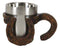Rustic Western Cowboy Rust Finished Lucky Horseshoes Standard Coffee Mug 8oz