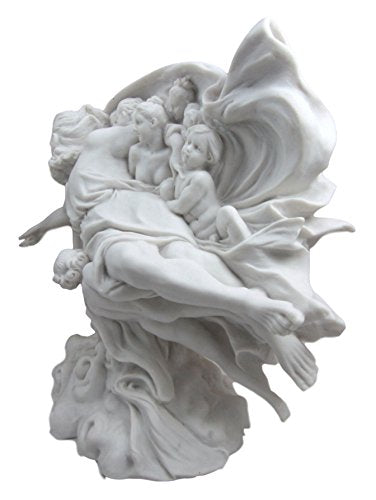 Ebros Gift Michelangelo Sistine Chapel The Creation of Man Almighty God Resin Figurine 13.5"L