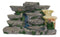 Nature Terraced Mountain Waterfall Stream Steps Display Figurine For Miniatures