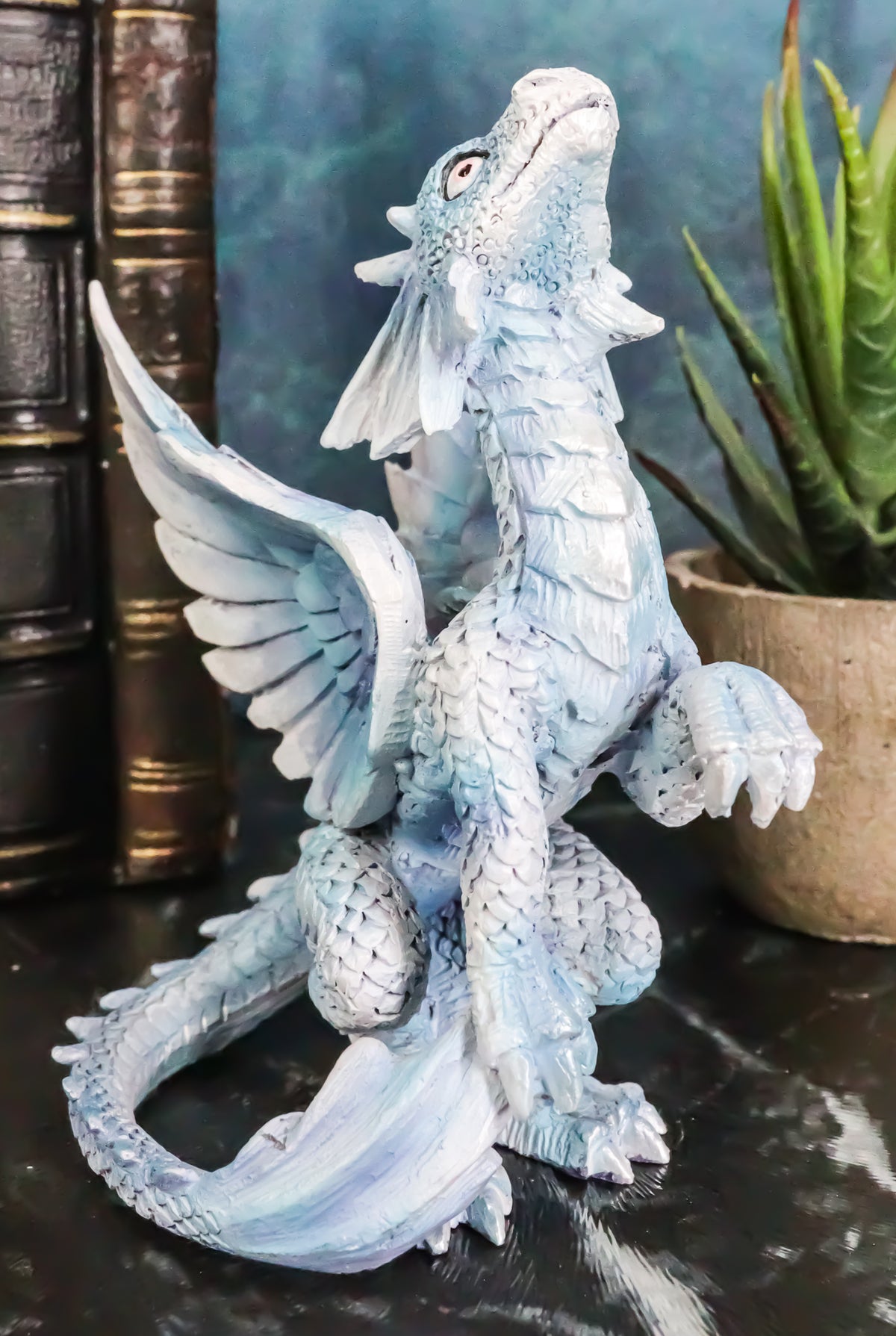 Ebros Sandstorm Cloud Wind Dragon Baby Wyrmling Collectible 4.5"H Anne Stokes