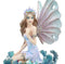 Ebros Ocean Queen Goddess Fairy With Oyster Shell Wings Decorative Statue 10"H