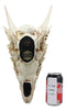 Ebros Large Gothic Tribal Stencil Art Horned Dragon Head Skull As Wall Decor Or Statue