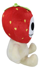 Red Yummy Ichigo Strawberry Furrybones Skeleton Plush Toy Doll 9"H Furry Bones
