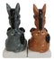 Ceramic 'A Couple Of Badasses' Donkeys With Shades Pepper Shakers Figurine Set