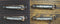 Set Of 4 Rustic Crystals On Faux Distressed Wood Drawer Cabinet Bar Pulls 6.75"L