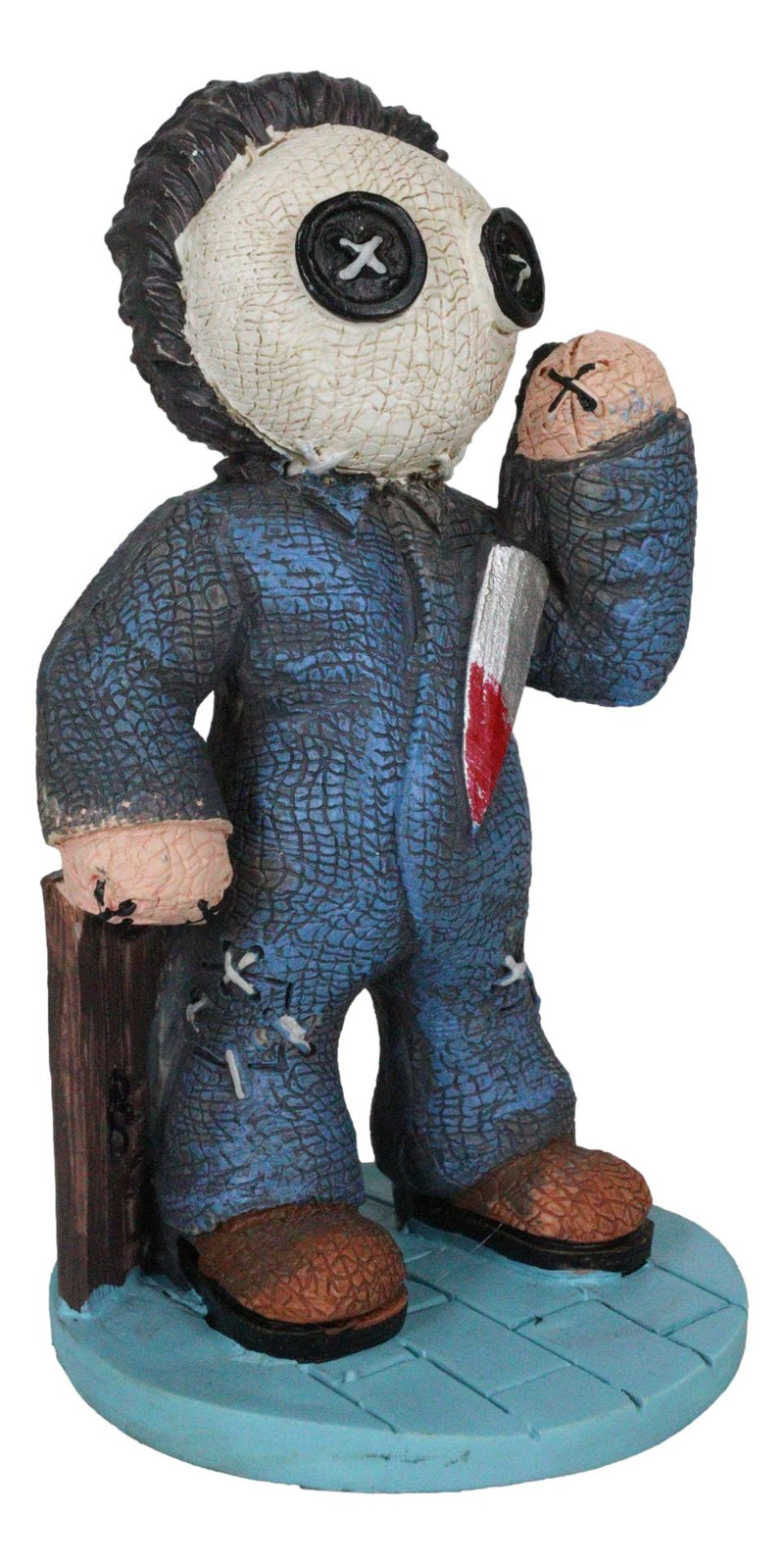 Ebros Pinheadz Monster with Voodoo Stitches Figurine 4.25"H (Michael Myers)