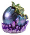 Ebros Fantasy Green Earth Terra Dragon Baby In Egg With LED Night Light Figurine