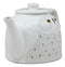 Ebros Gift Whimsical White Fat Snow Owl Ceramic 52oz Large Tea Pot With Built In Strainer Spout As Teapots Home Decor Of Owls Owlet Nocturnal Bird Decorative