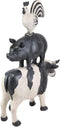 Ebros Gift 18.5"Tall Large Chicken Pig And Cow Stacked Decorative Statue Plaque