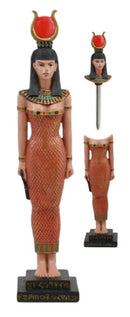 Egyptian Goddess Hathor Statue Letter Opener 11"Tall Patroness Of Motherhood Joy