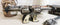 Western Cowboy Dual Crossed Sheriff Revolver Pistols 4 Votives Candle Holder
