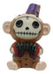 Furrybones Circus Monkey Playing An Accordion Voodoo Skeleton Statue Furry Bones