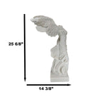 Large Classical Winged Victory Nike of Samothrace Artifact Replica Statue 25.75"