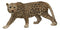 Large Lifelike Prowling Jaguar Statue 33"L Panther Cougar Puma Giant Cat Decor