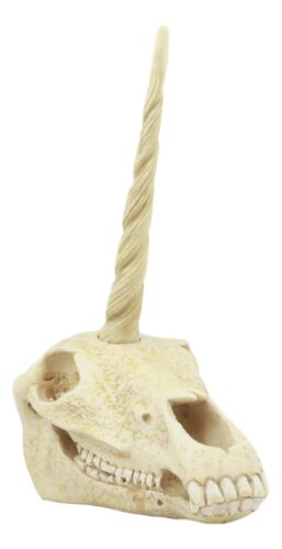 Ebros Fossil Unicorn Skull Rare Mythical Phantom Creature Skeleton Figurine