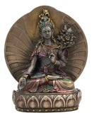 Ebros Gift Arya White Tara Tibetan Buddha Figurine Female Bodhisattva Figurine